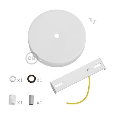 Creative Cables - Deckenrosette - Ø 12 x 2,5 cm - weiß