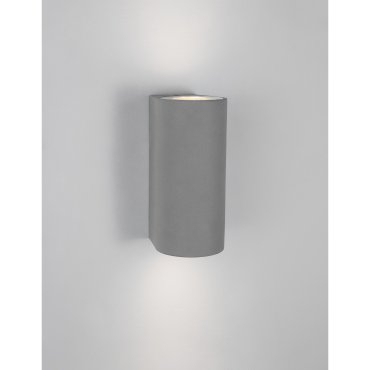 Nova Luce Lido - Außenwandleuchte - 8,6 x 10 x 18 cm - IP65 - grau
