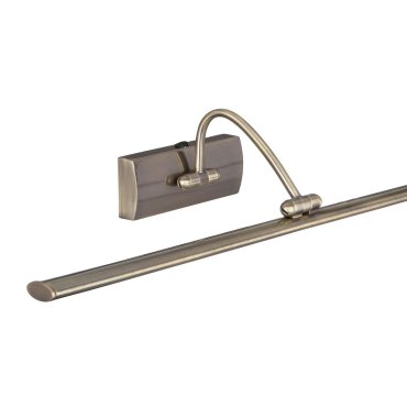 Searchlight LED Picture Lights - Wandleuchte mit Schalter - 38 x 11 cm - 3W LED inkl. - Messing antik