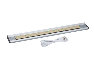 Integral LED - wiederaufladbare Schrankbeleuchtung mit Gestensensor - 1,4 x 4,5 x 35 cm - dimmbare LED 1,7 W inklusive - Aluminium