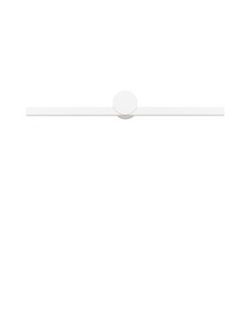 Nova Luce Breggo - wandleuchte - 61 x 7,5 x 10 cm - 12W LED inkl. - IP54 - Sand Weiß