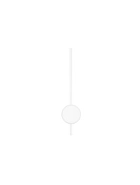 Nova Luce Clock - Wandleuchte - 13,6 x 6,5 x 61 cm - 18W LED inkl. - sand weiß