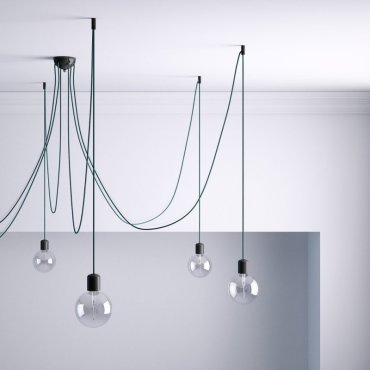 Creative Cables - Dezentralisierungsspitze - Ø 2 x 4 cm - schwarz