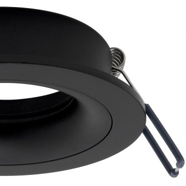Nova Luce Enzo - Einbaustrahler - Ø 92 mm, Ø 78 mm Einbaumaß - schwarz