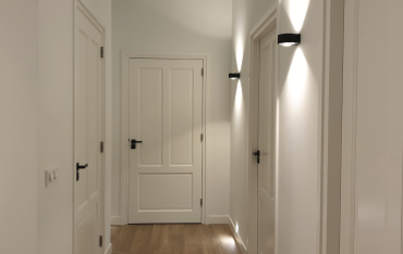Artdelight Hudson - Wandleuchte - 10,5 x 11,8 x 6,5 cm - 2 x 4W dimmbare LED inkl. - IP54 - schwarz