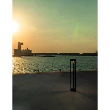 Nova Luce Pax - Gartenleuchte - 80 cm - 9W LED inkl. - IP54 - schwarz