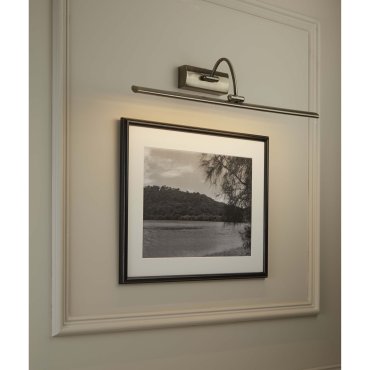 Searchlight LED Picture Lights - Wandleuchte mit Schalter - 64 x 11 cm - 5W LED inkl. - Messing antik