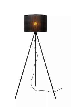 Lucide Tagalog - Stehleuchte - Ø 55 x 142 cm - schwarz