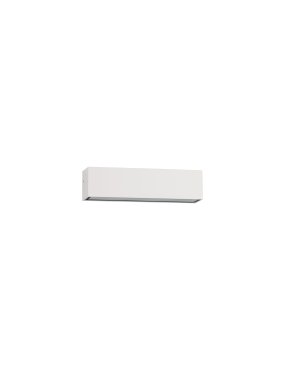 Nova Luce Allure - Außenwandleuchte - 22 x 5,5 x 5,3 cm - 8W LED inkl. - IP65 - Sand Weiß
