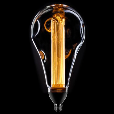 ETH LED - Ø 15,8 x 29 cm - E27 - 3 Stufen dimmbar - 1W/3,2W/8W - 2000K - transparent