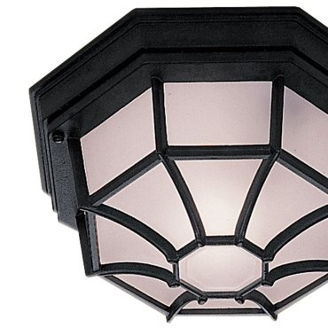 Searchlight Outdoor - Außen-Deckenleuchte - 27 x 27 x 13 cm - IP54 - schwarz