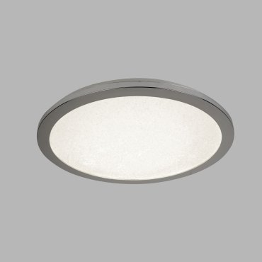 Searchlight Flush - Deckenleuchte - Ø 40 x 2,5 cm - 24W LED inkl - IP44 - Chrom