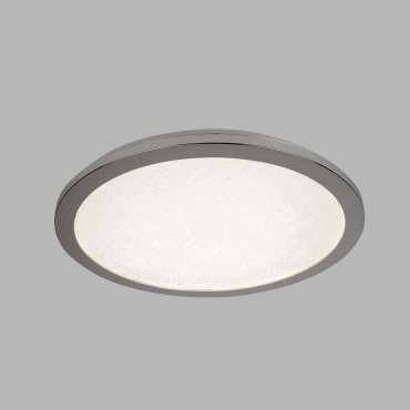Searchlight Flush - Deckenleuchte - Ø 30 x 2,5 cm - 18W LED inkl. - IP44 - Chrom