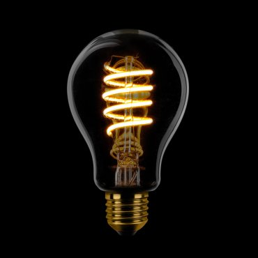 ETH Standard Spiral LED Filament - E27 - 3 Stufen dimmbar - 7W - 1800K - geräuchert