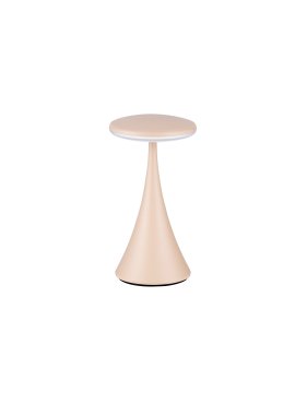 Nova Luce Elbo - wiederaufladbare Tischleuchte für den Außenbereich - Ø 9 x 17 cm - 2W dimmbare LED inkl. - IP54 - creme