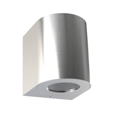 Nordlux Canto 2 - Außenwandleuchte - 8,7 x 10,4 cm - 2 x 6W LED inkl. - IP44 - Edelstahl