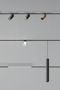 VK Lighting Eiva - Magnetisches Schienen-System - Hängeleuchte - Ø 3,6 x 130 cm - inklusive 7W LED - DALI dimmbar - weiß