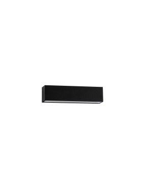 Nova Luce Allure - Außenwandleuchte - 22 x 5,5 x 5,3 cm - 8W LED inkl. - IP65 - Sand schwarz