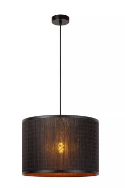 Lucide Tagalog - Hängeleuchte - Ø 40 x 160 cm - schwarz