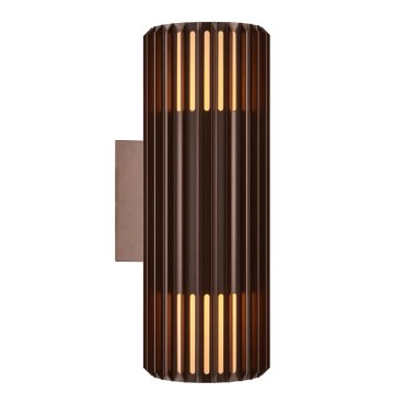 Nordlux Aludra N - Außenwandleuchte - 12,4 x 33,7 x 17,4 cm - IP54 - braun