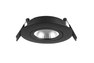 Integral LED Lux Ultra Slim - Einbaustrahler - Ø 83 mm, Ø 65 mm Einbaumaß - inkl. 6,5W dimmbare LED - schwarz