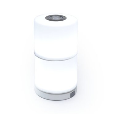 Lutec Noma - Outdoor-Tischleuchte Starter Kit - intelligente Beleuchtung - 10 x 10 x 36,5 cm - 2 x 2,3W LED inkl. - IP44 - weiß