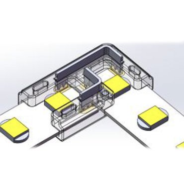 Leuchtenkönig - 90-Grad-Eckverbinder - für einfarbigen 10 mm SMD-LED-Streifen
