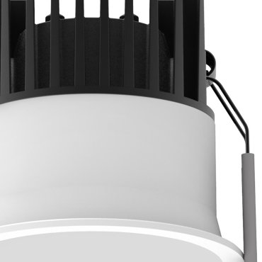 Nova Luce Blade - Einbaustrahler - Ø 78 mm, Ø 72 mm Einbaumaß - 12W LED inkl. - IP65 - weiß