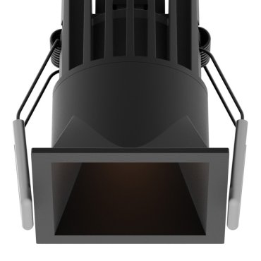 Nova Luce Bree - Einbaustrahler - 56 x 56 mm, 50 x 50 mm Einbaumaß - 7W LED inkl. - IP32 - schwarz