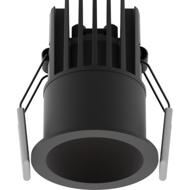 Nova Luce Bree - Einbaustrahler - Ø 56 mm, Ø 50 mm Einbaumaß - 7W LED inkl. - IP32 - schwarz