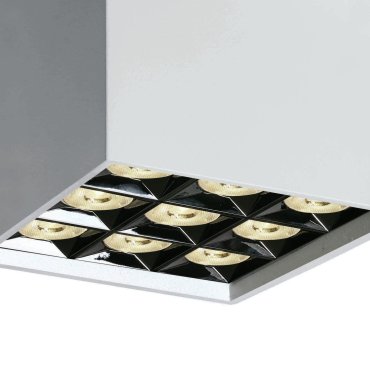 ONE Light Mirror Square Boxes - Deckenleuchte - 12,3 x 12,3 x 8,8 cm - 30W LED inkl - weiß