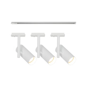 Nordlux Jerome Link 3-Kit + 1M Rail - Schienenstrahler GU10 - Ø16 x 18 cm - weiß