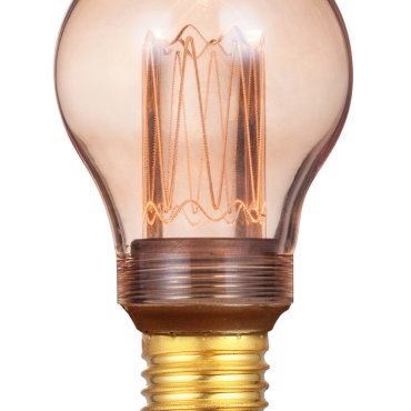 ETH Standard LED Glühfaden - E27 - 3 Stufen dimmbar - 5W - 1800K - gold