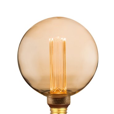 ETH Globe LED Filament - Ø 12,5 cm - E27 - 3 Stufen dimmbar - 5W - 1800K - gold