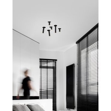 Nova Luce Ovo - Einbaustrahler - Ø 26 mm, Ø 75 mm Einbaumaß - inkl. 9W LED - schwarz