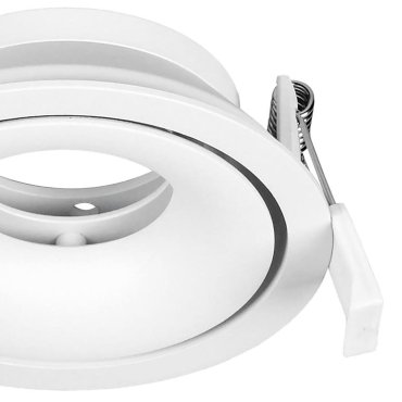 Nova Luce Enzo - Einbaustrahler - Ø 105 mm, Ø 100 mm Einbaumaß - weiß