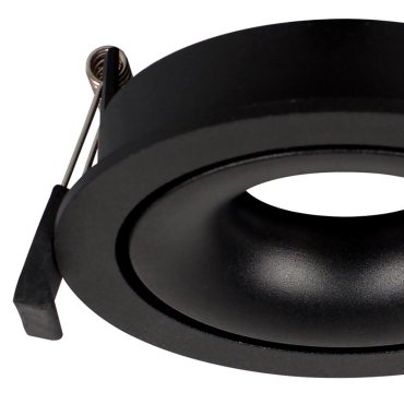 Nova Luce Enzo - Einbaustrahler - Ø 110 mm, Ø 105 mm Einbaumaß - schwarz