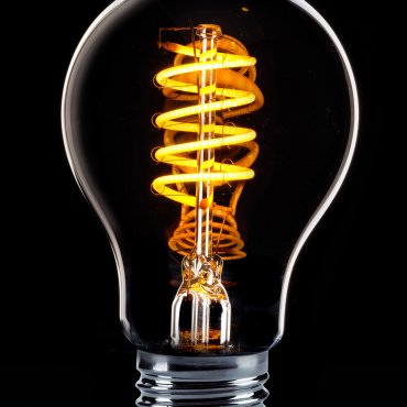 ETH Sensor LED Standard A60 Spirale - E27 - 4W - transparent
