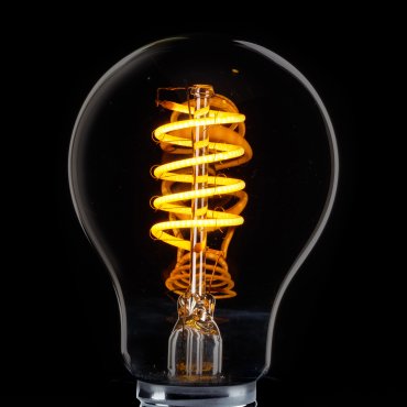 ETH Standard Spiral LED Glühfaden - E27 - 4W dimmbar - 2200K - geräuchert