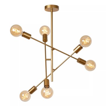Lucide Lester - Deckenleuchte - 59 x 59 x 83 cm - gold
