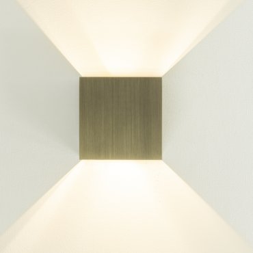 Artdelight Gymm - wandleuchte - 10 x 10 x 10 - antik bronze