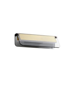 Nova Luce Apnea - wandleuchte - 30 x 8,5 x 11 cm - 7W LED inkl. - sand schwarz, gold und grau