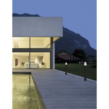 Nova Luce Pyro - Gartenleuchte - Ø 10 x 60 cm - IP54 - dunkelgrau