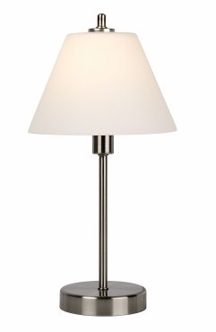 Lucide Touch Two - Tischleuchte - 42 cm - Chrom satiniert
