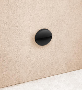 Century Italia Paseo - Außenwandleuchte - Ø 11 x 2,5 cm - 4W - IP54 - schwarz