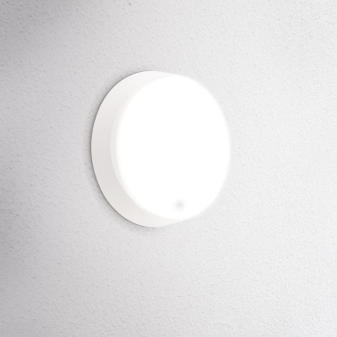 Century Italia Forma - Decken- und Wandleuchte - Ø 21,4 x 8 cm - 14W LED inkl - mit Bewegungssensor - einstellbare Lichtfarbe - IP54 - weiß