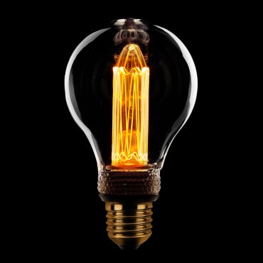ETH Standard LED Glühfaden - E27 - 3 Stufen dimmbar - 5W - 1800K - transparent
