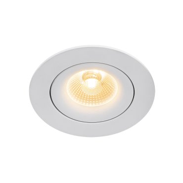 Nordlux Aliki - Einbaustrahler - Ø 96 mm, Ø 83 mm Einbaumaß - 8W dimmbare LED inkl. - IP44 - weiß