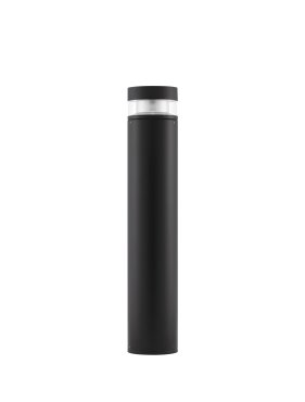 Nova Luce Tala - Gartenpfosten - Ø 13,4 x 70 cm - 12W LED inkl. - IP54 - dunkel anthrazit