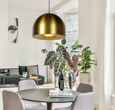 Lucide Akron - Pendelleuchte - Ø 50 x 240 cm - matt gold/messing